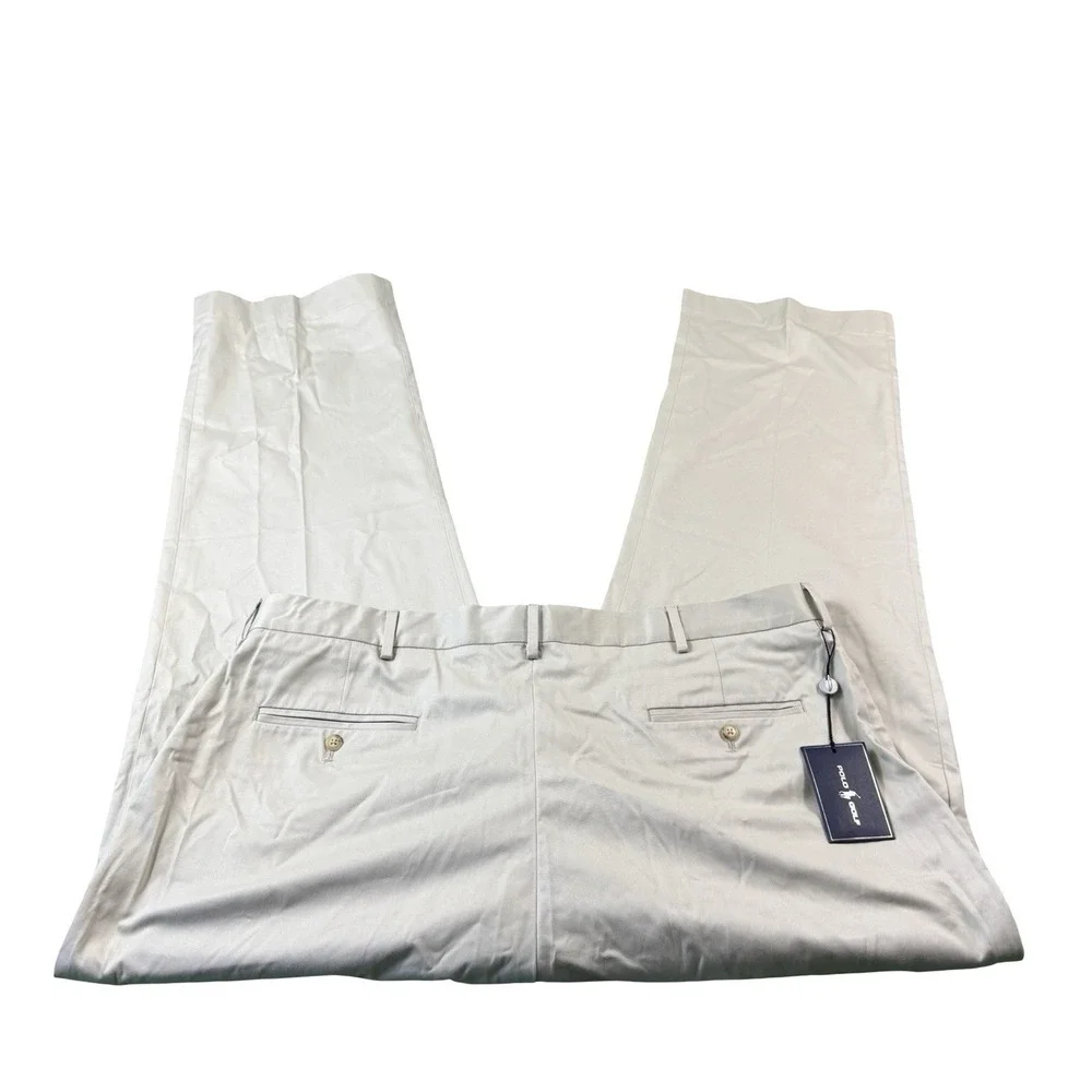 Polo Ralph Lauren Khaki Cotton Links Pant Mens Chino Size 42x30 NWT